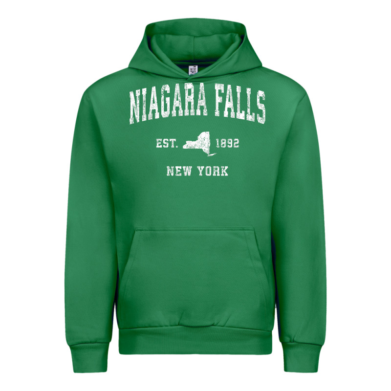 Niagara Falls New York Ny Vintage Athletic Sports Design T Shirt Urban Hoodie by linhVisuals | Teevron