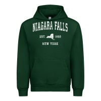 Forest Green niagara falls new york ny vintage athletic sports design t shirt Urban Hoodie - linhVisuals