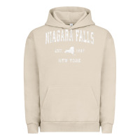 Pigment French Oak niagara falls new york ny vintage athletic sports design t shirt Urban Hoodie - linhVisuals
