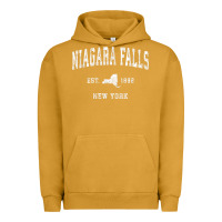 Pigment Peanut Butter niagara falls new york ny vintage athletic sports design t shirt Urban Hoodie - linhVisuals