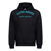 Black north carolina outer banks obx nc beach gift long sleeve t shirt Urban Hoodie - linhVisuals