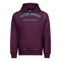 Mauve Wine north carolina outer banks obx nc beach gift long sleeve t shirt Urban Hoodie - linhVisuals