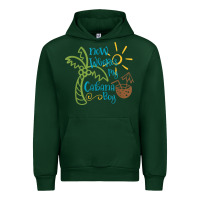 Forest Green now where's my cabana boy, beach palm tree coconut t shirt Urban Hoodie - linhVisuals