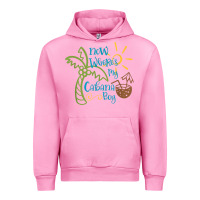 Fuchsia Pink now where's my cabana boy, beach palm tree coconut t shirt Urban Hoodie - linhVisuals