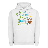 Pigment Lunar Rock now where's my cabana boy, beach palm tree coconut t shirt Urban Hoodie - linhVisuals