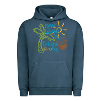 Pigment Midnight Navy now where's my cabana boy, beach palm tree coconut t shirt Urban Hoodie - linhVisuals