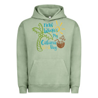 Pigment Oil Green now where's my cabana boy, beach palm tree coconut t shirt Urban Hoodie - linhVisuals