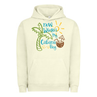 Pigment Pistachio now where's my cabana boy, beach palm tree coconut t shirt Urban Hoodie - linhVisuals