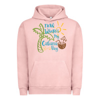 Pigment Salmon now where's my cabana boy, beach palm tree coconut t shirt Urban Hoodie - linhVisuals