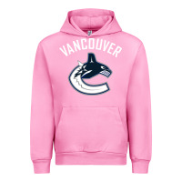 Fuchsia Pink canucks white Urban Hoodie - linhVisuals