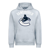Heather Grey canucks white Urban Hoodie - linhVisuals
