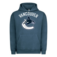 Pigment Midnight Navy canucks white Urban Hoodie - linhVisuals