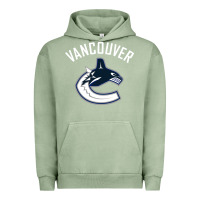 Pigment Oil Green canucks white Urban Hoodie - linhVisuals