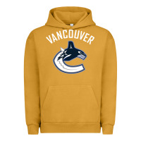 Pigment Peanut Butter canucks white Urban Hoodie - linhVisuals