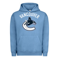 Pigment Pebble Blue canucks white Urban Hoodie - linhVisuals