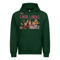 Forest Green growing up   the linda lindas Urban Hoodie - linhVisuals
