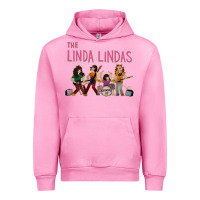 Fuchsia Pink growing up   the linda lindas Urban Hoodie - linhVisuals