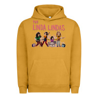 Pigment Peanut Butter growing up   the linda lindas Urban Hoodie - linhVisuals