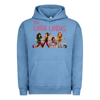 Pigment Pebble Blue growing up   the linda lindas Urban Hoodie - linhVisuals