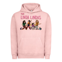 Pigment Salmon growing up   the linda lindas Urban Hoodie - linhVisuals
