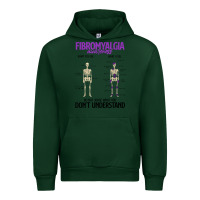 Forest Green fibromyalgia awareness do not judge what you dont understand Urban Hoodie - linhVisuals