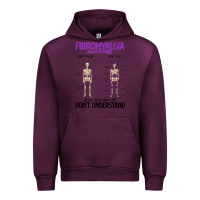 Mauve Wine fibromyalgia awareness do not judge what you dont understand Urban Hoodie - linhVisuals