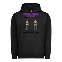Pigment Black fibromyalgia awareness do not judge what you dont understand Urban Hoodie - linhVisuals