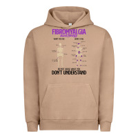 Pigment Burro fibromyalgia awareness do not judge what you dont understand Urban Hoodie - linhVisuals