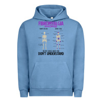 Pigment Pebble Blue fibromyalgia awareness do not judge what you dont understand Urban Hoodie - linhVisuals