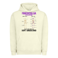 Pigment Pistachio fibromyalgia awareness do not judge what you dont understand Urban Hoodie - linhVisuals