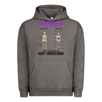 Pigment Tornado fibromyalgia awareness do not judge what you dont understand Urban Hoodie - linhVisuals