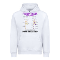 White fibromyalgia awareness do not judge what you dont understand Urban Hoodie - linhVisuals