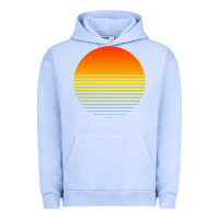 Pigment Grape Ice retro sunset Urban Hoodie - linhVisuals