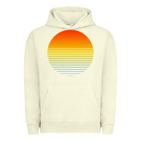 Pigment Pistachio retro sunset Urban Hoodie - linhVisuals