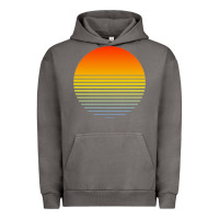 Pigment Tornado retro sunset Urban Hoodie - linhVisuals