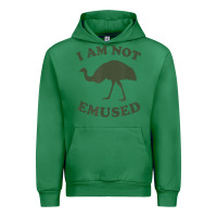 Emerald funny not emu sed emu   not amused ostrich bird Urban Hoodie - linhVisuals