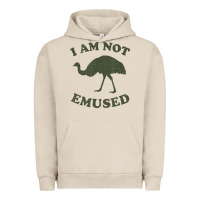 Pigment French Oak funny not emu sed emu   not amused ostrich bird Urban Hoodie - linhVisuals