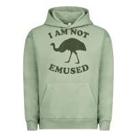 Pigment Oil Green funny not emu sed emu   not amused ostrich bird Urban Hoodie - linhVisuals