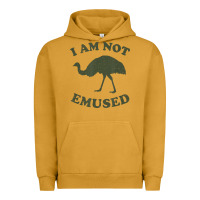 Pigment Peanut Butter funny not emu sed emu   not amused ostrich bird Urban Hoodie - linhVisuals