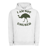 Pigment Lunar Rock funny not emu sed emu   not amused ostrich bird Urban Hoodie - linhVisuals
