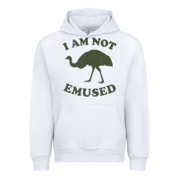 White funny not emu sed emu   not amused ostrich bird Urban Hoodie - linhVisuals