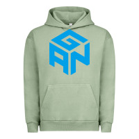 Pigment Oil Green gancube Urban Hoodie - linhVisuals