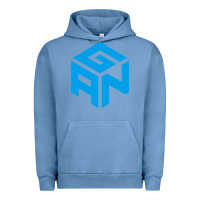 Pigment Pebble Blue gancube Urban Hoodie - linhVisuals