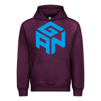Mauve Wine gancube Urban Hoodie - linhVisuals
