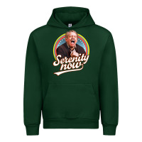 Forest Green serenity later serenity now Urban Hoodie - linhVisuals