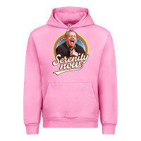 Fuchsia Pink serenity later serenity now Urban Hoodie - linhVisuals