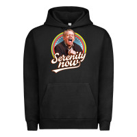 Pigment Black serenity later serenity now Urban Hoodie - linhVisuals