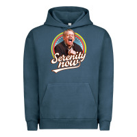Pigment Midnight Navy serenity later serenity now Urban Hoodie - linhVisuals