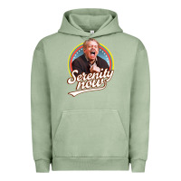 Pigment Oil Green serenity later serenity now Urban Hoodie - linhVisuals