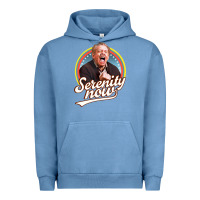 Pigment Pebble Blue serenity later serenity now Urban Hoodie - linhVisuals